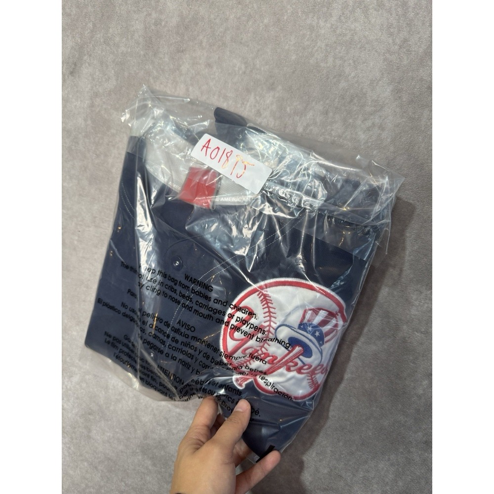 Nike Y2K Vintage New York Yankees Baseball Jersey MLB Embroidered Logo Men XL - Picture 11 of 11